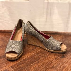 Toms Sparkle Wedges
